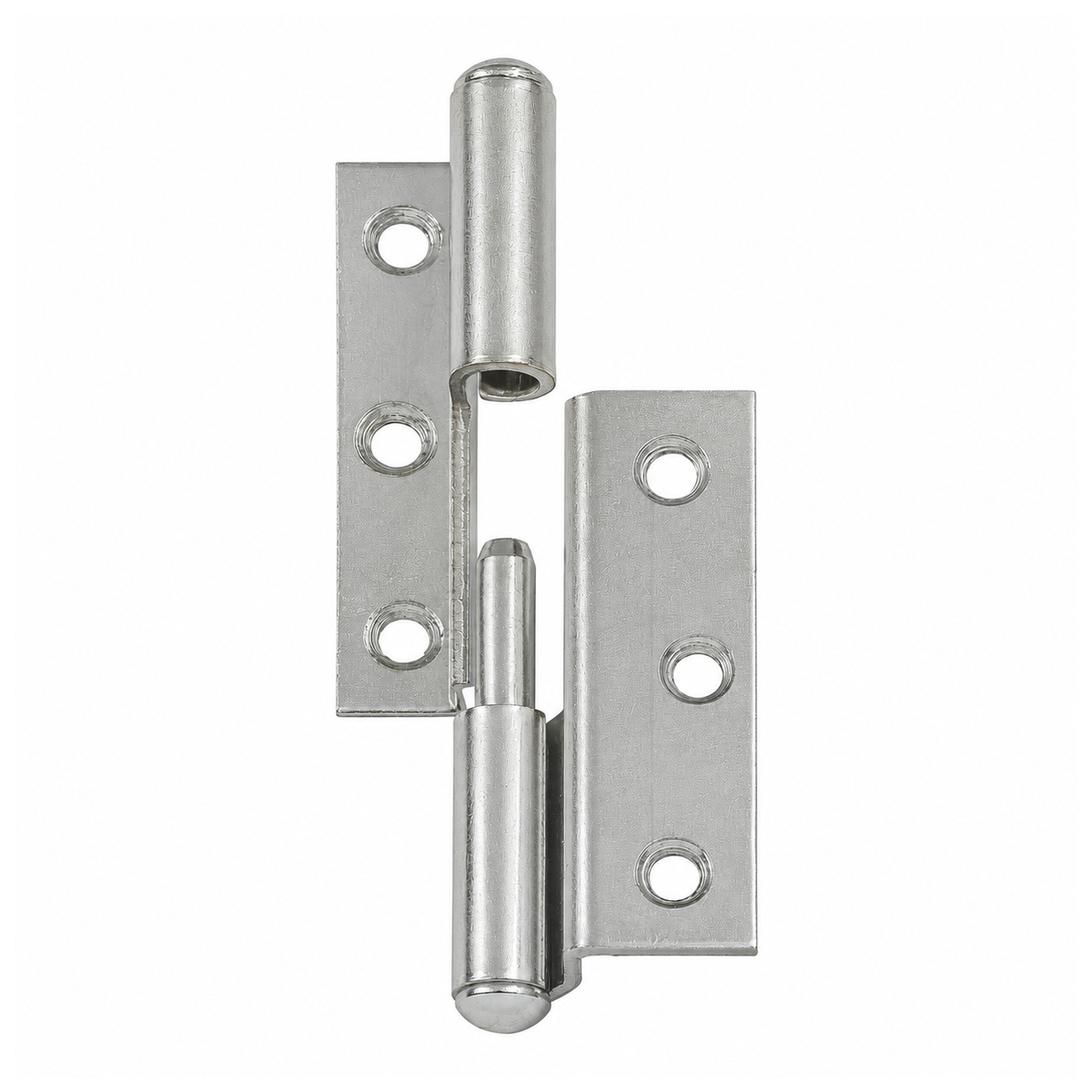 Vormann Normenscharnier links gekröpft, 50 x 35 mm vernickelt, 1 Stk.
