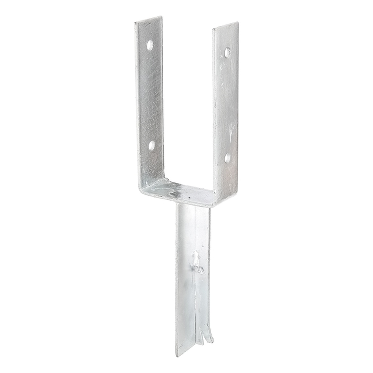 Alberts U-Pfostenträger mit Betonanker aus T-Eisen, 101 x 200 x 200 mm, Stahl roh, feuerverzinkt, CE-Kennzeichnung nach ETA-10/0210 - 1 Stk.