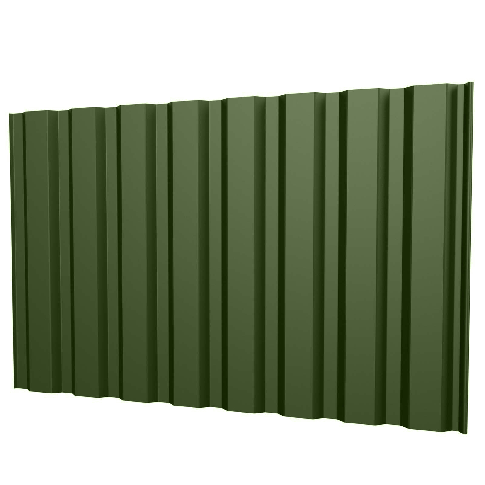 Trapezblech T20M Wand, 0,75 mm, RAL 6011 Resedagrün, verschiedene Längen