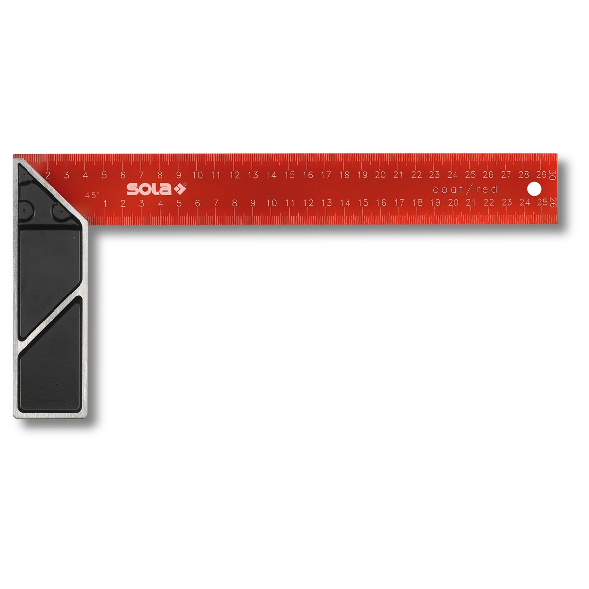 Sola Schreinerwinkel rot SRC beschichtet
