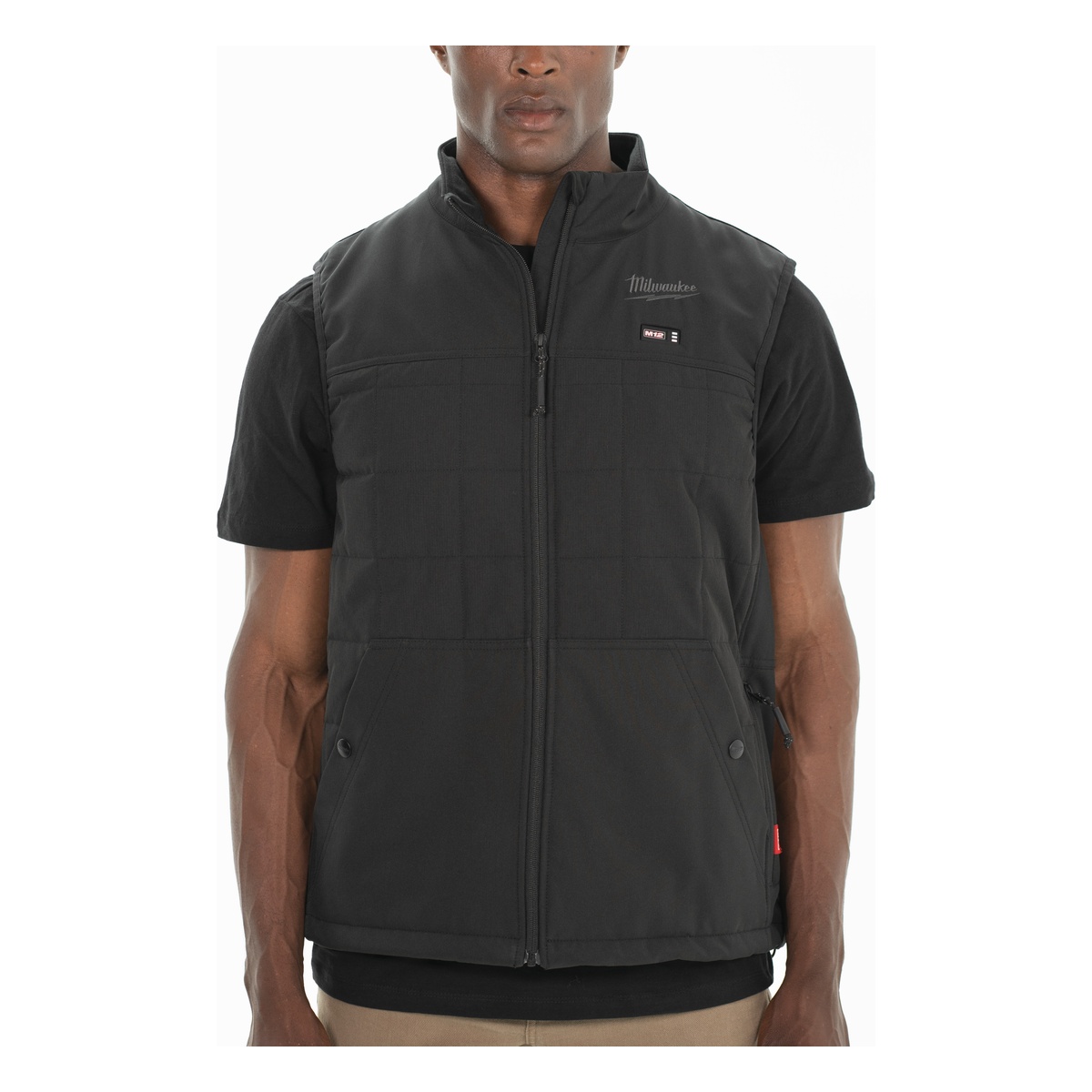 Milwaukee Heiz-Steppweste Herren XXL, Schwarz, ohne Akkus und Ladegerät, M12 HPVBL2-0 - 1 Stk.