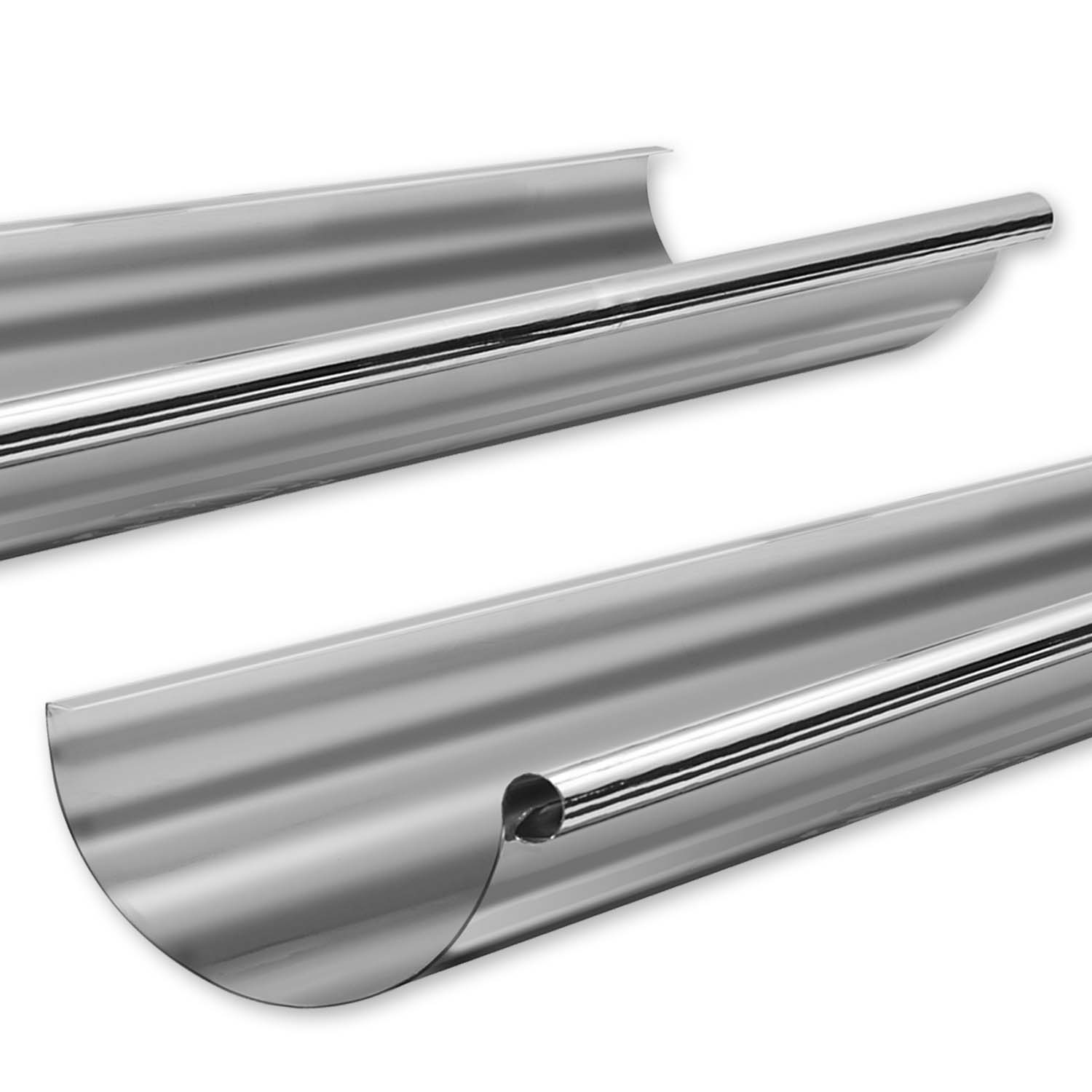 Zambelli Dachrinne 333 / 3 m, 6tlg, Titanzink Zambelli Dachrinne 250 / 2 m, 8tlg, Titanzink