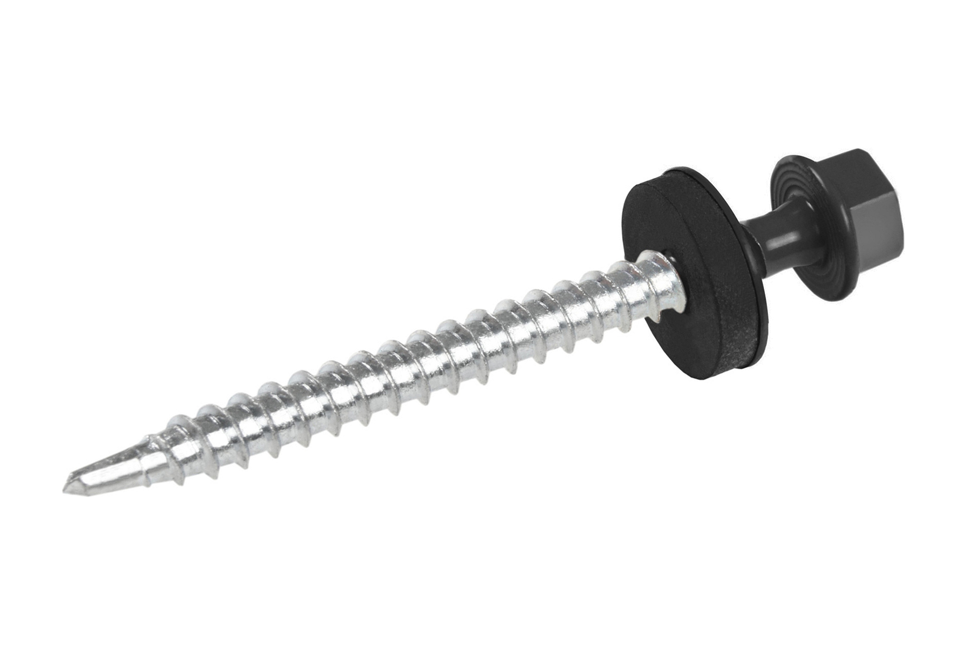 Hochsicke Bohrschrauben Holzunterkonstruktion T35M 4,8 x 80mm RAL8004 Ziegelrot, 100 Stk.