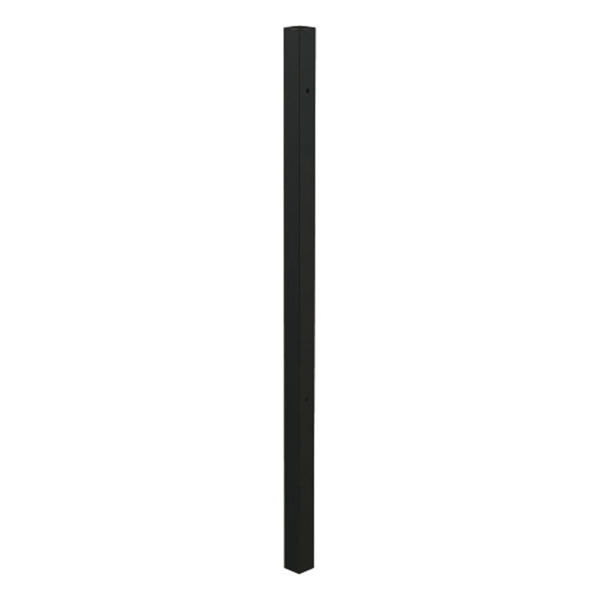 Alberts Klobenpfosten für Doppeltore aus Aluminium, 89 x 89 x 2400 mm, Aluminium, matt schwarz kunststoffbeschichtet - 1 Stk.
