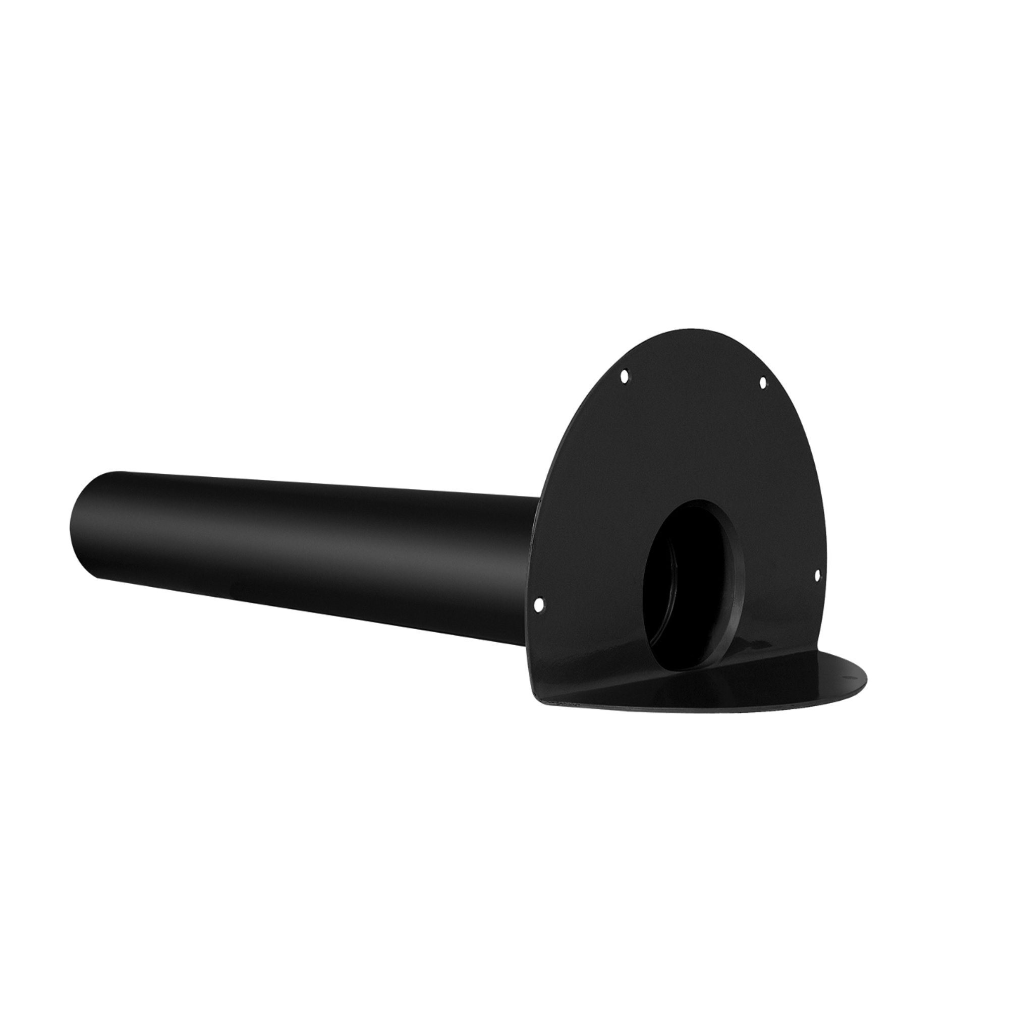 Fleck Winkelablauf DN 50 mit Flansch aus Hart-PVC Flachdachabläufe