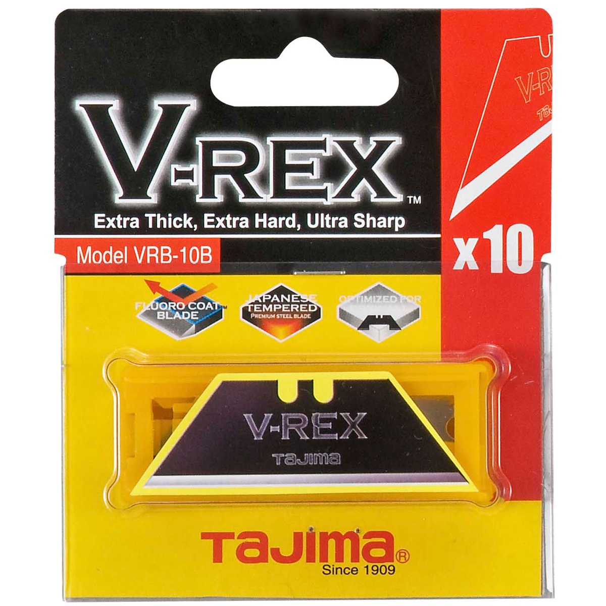 Tajima V-Rex Trapezklingen Box mit 10 Klingen- 1 Stk.