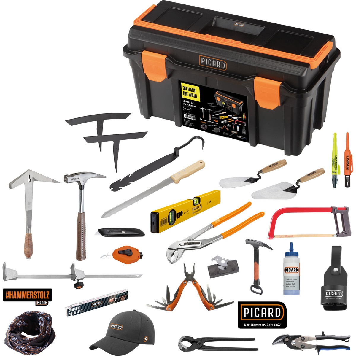 Picard Dachdecker Starter Set im Kunststoffkoffer