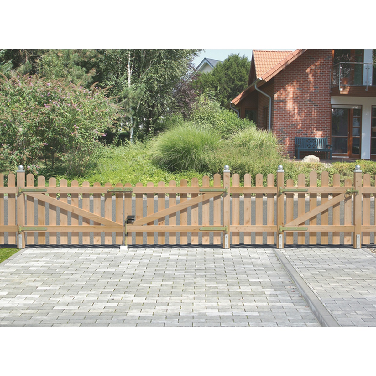 Alberts Bodenschieber Griff schwarz verzinkt 600 x 40 mm