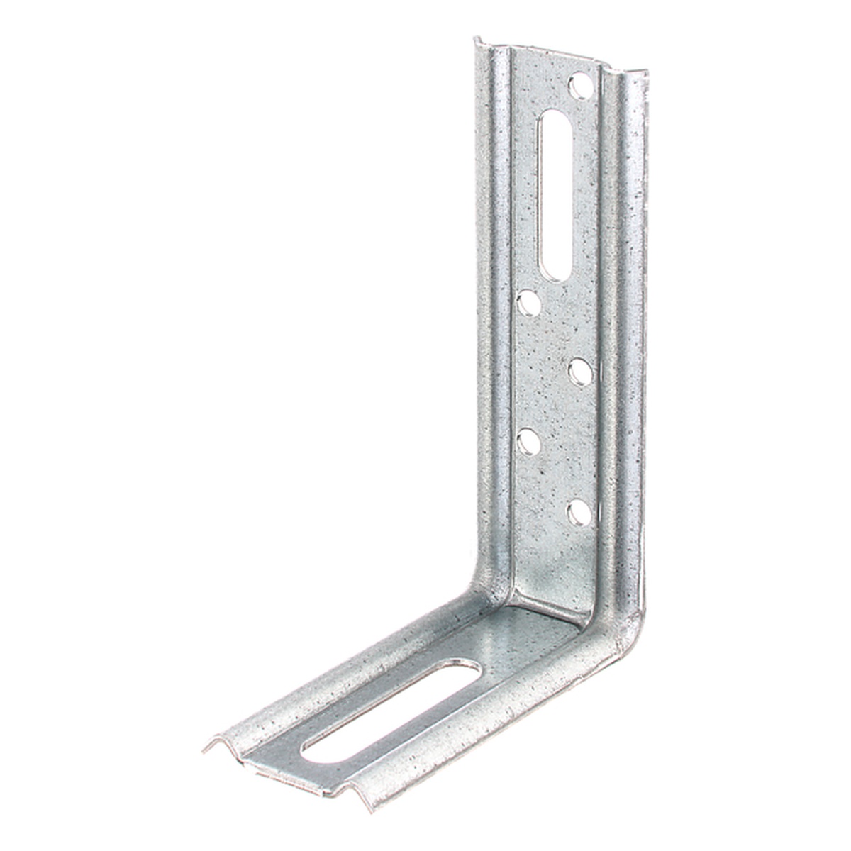 Alberts Verstellwinkel, geprägt, 90°-Winkel, 100 x 70 x 30 mm, Stahl roh, sendzimirverzinkt - 1 Stk.