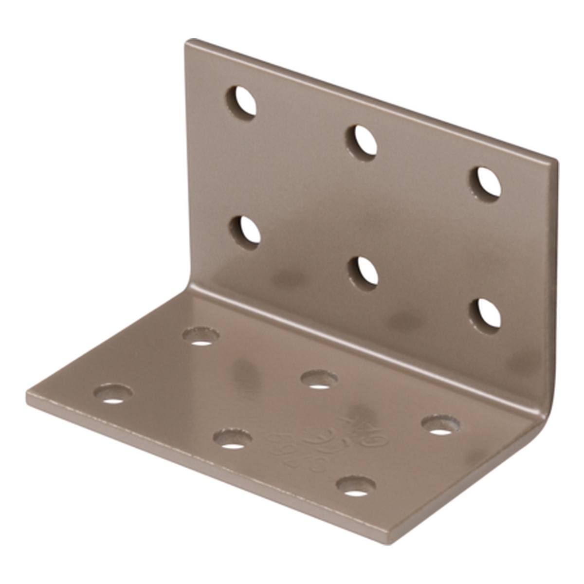 Alberts DURAVIS® Lochplattenwinkel, perlbeige 40 x 40 x 60 mm