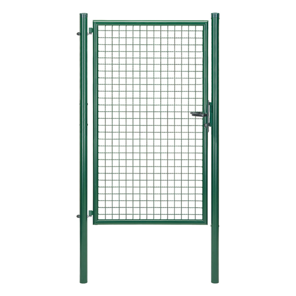 Alberts Wellengitter-Einzeltor, 1060 x 2250 x 60 mm, Stahl roh, zinkphosphatiert, grün kunststoffbeschichtet RAL 6005 - 1 Stk.