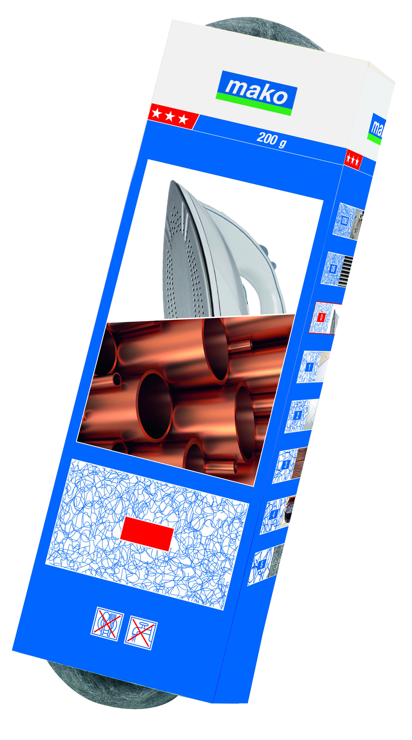 Mako Stahlwolle K00, 200 g Mako Stahlwolle K00, 200 g