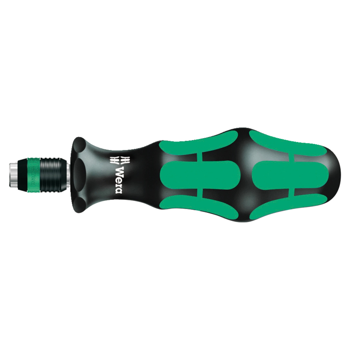 Wera Bit-Handhalter Kraftform Plus mit Rapidaptor Schnellwechselfutter, 119 mm, magnetisch, für 1/4 Zoll Bits