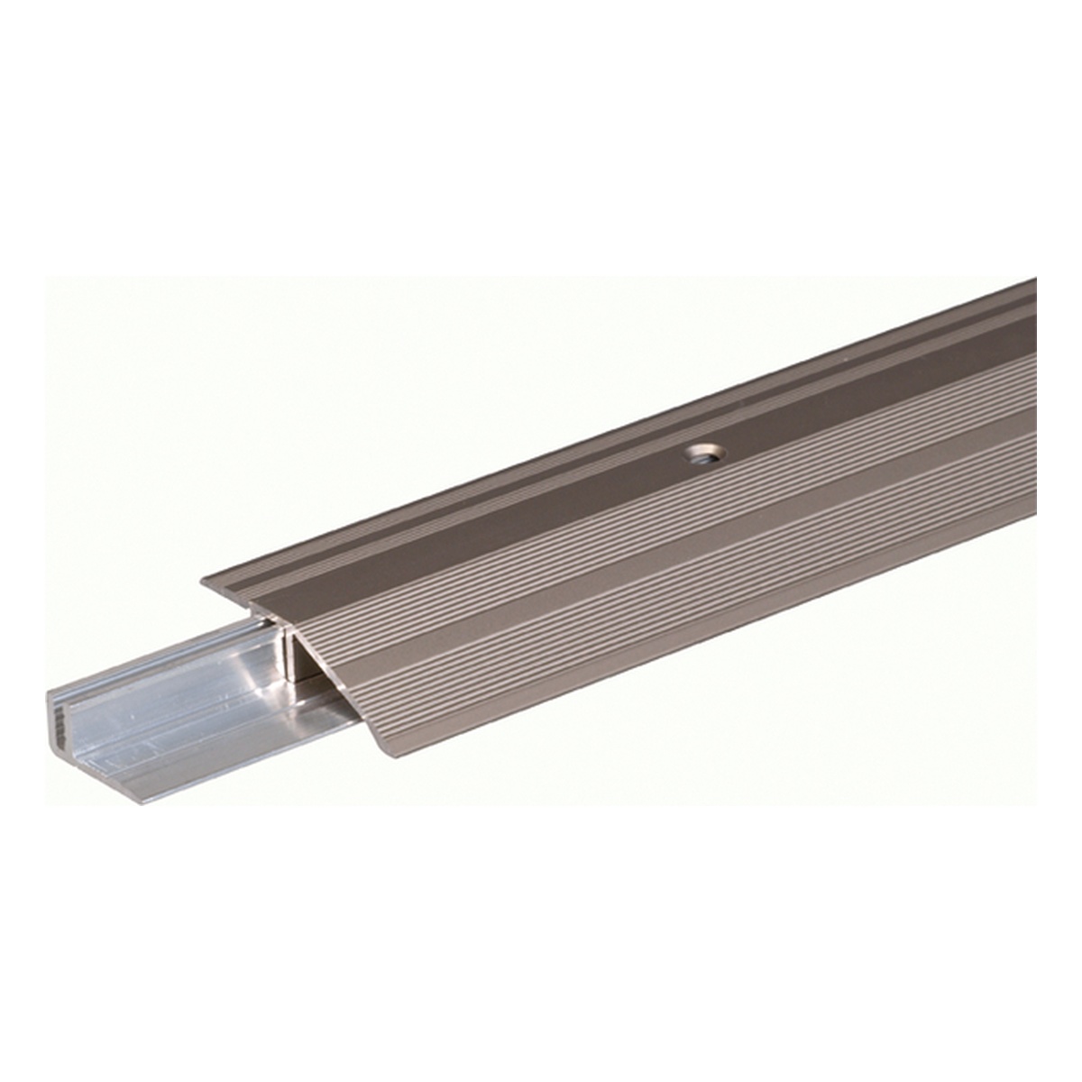 Alberts Ausgleichsprofil Pro, 44 x 900 x 18 mm, Aluminium, Trägerprofil: blank, Deckprofil: edelstahlfarbig eloxiert - 1 Stk.