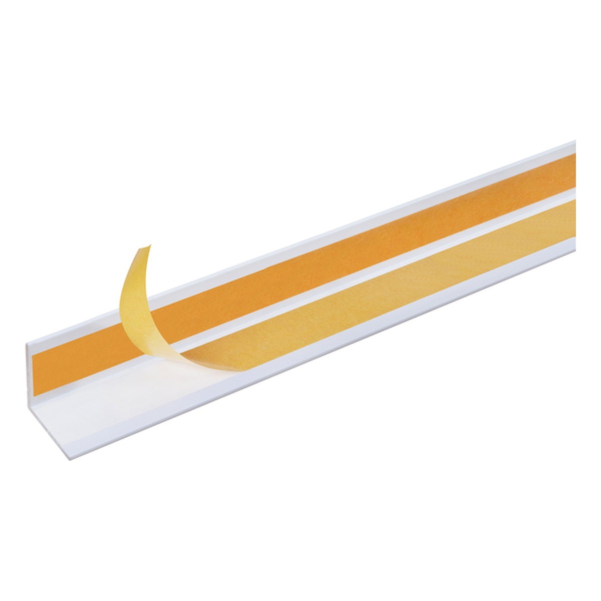 Alberts Winkelprofil, selbstklebend, 30 x 30 x 2 x 2600 mm, Aluminium, weiß kunststoffbeschichtet RAL 9016 - 1 Stk.