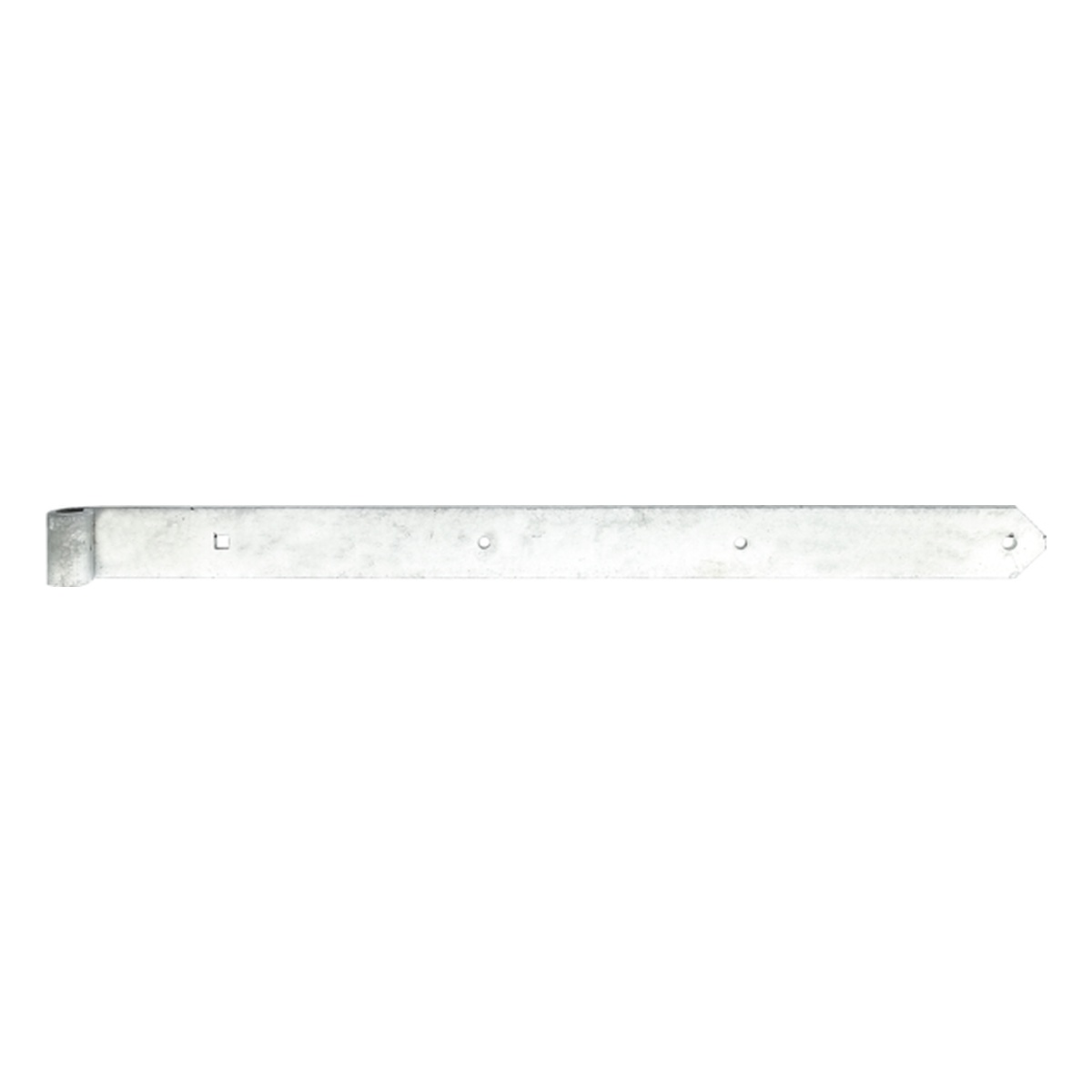 Alberts Ladenband feuerverzinkt Ausführung grade Abschluss abgerundet 782 mm 20 mm