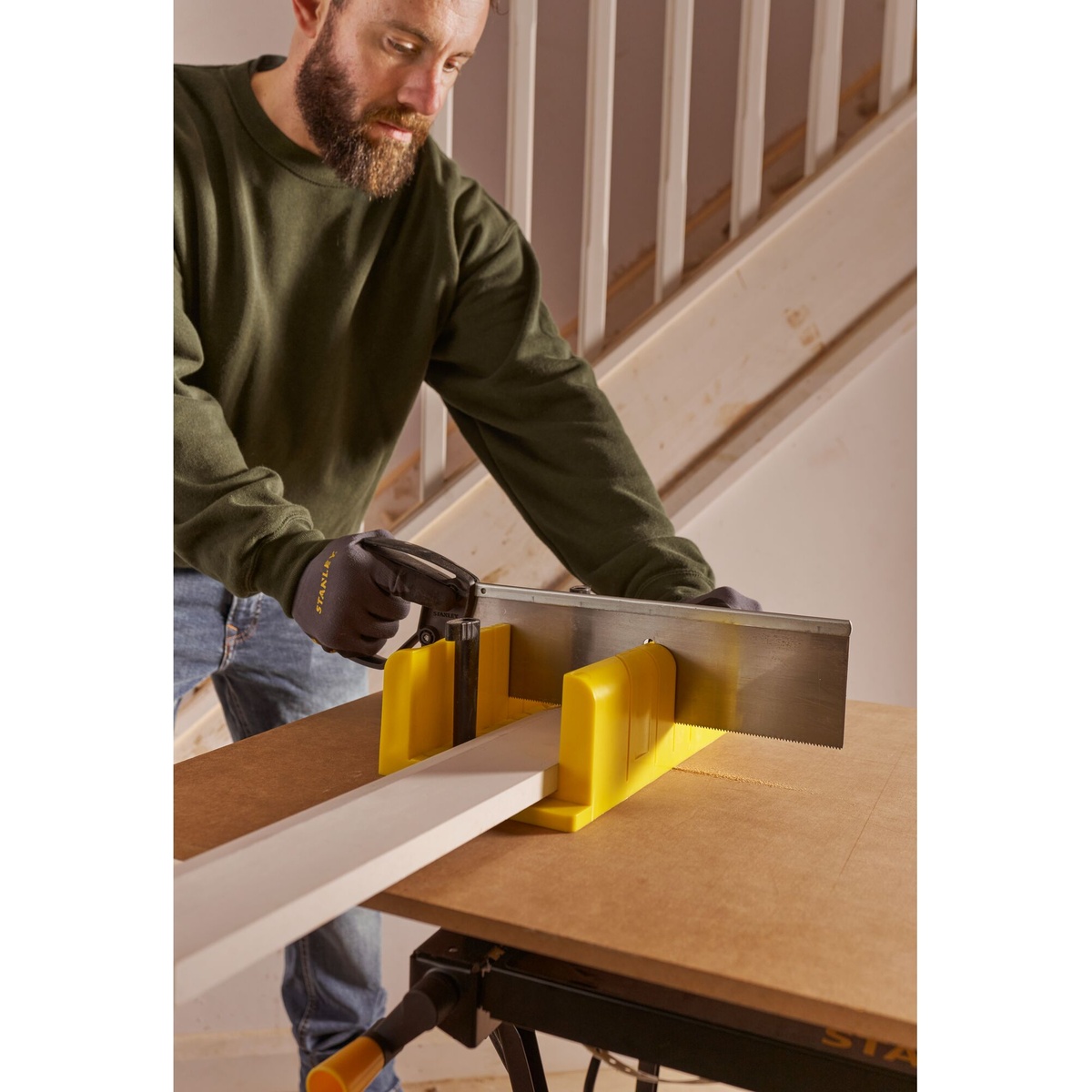 Stanley Gehrungslade PVC 300mm, mit Saege