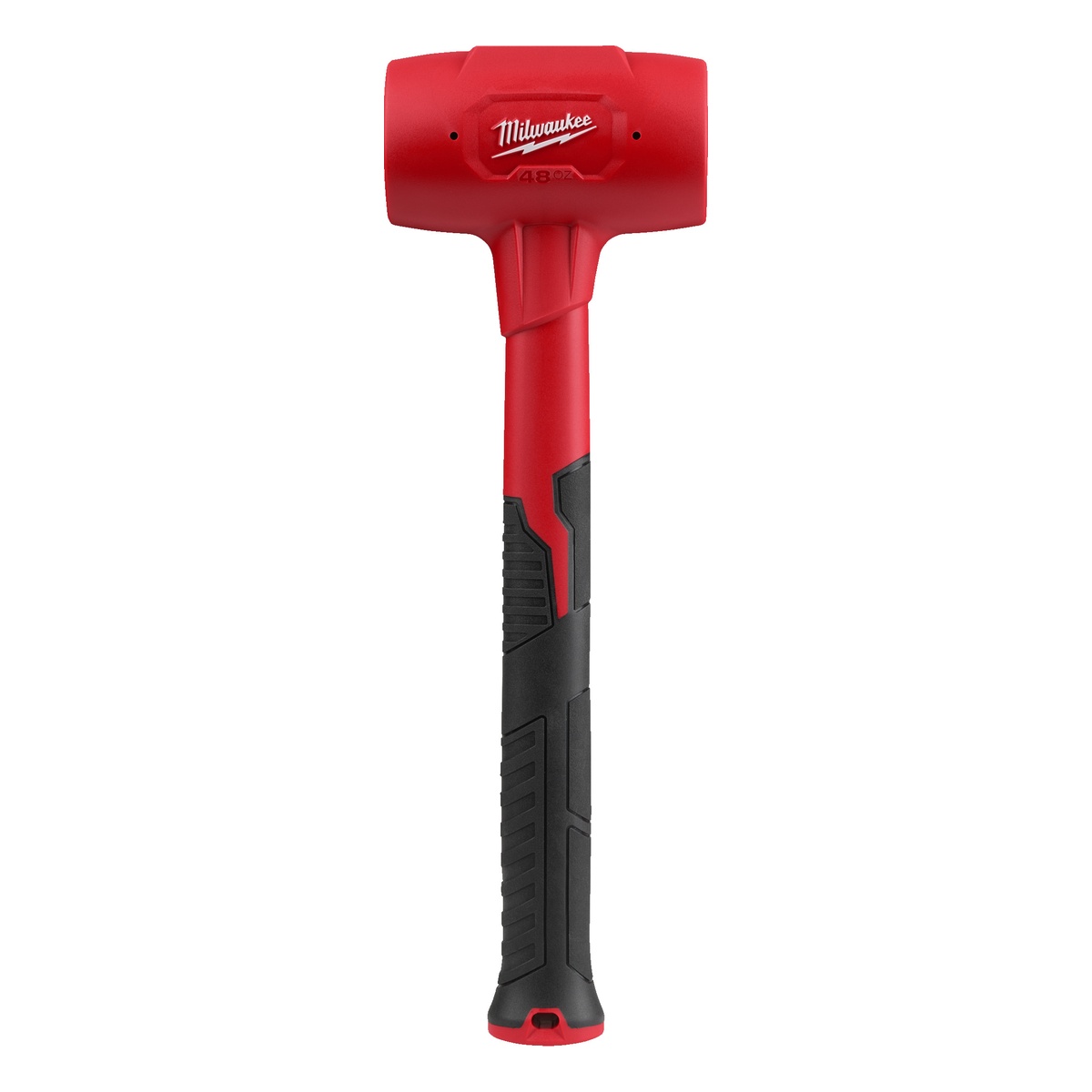 Milwaukee Schonhammer rückschlagfrei, 1360 g, Ø 62 mm, Kopf mit Stahlkugeln gefüllt, stahlverstärkter Griff
