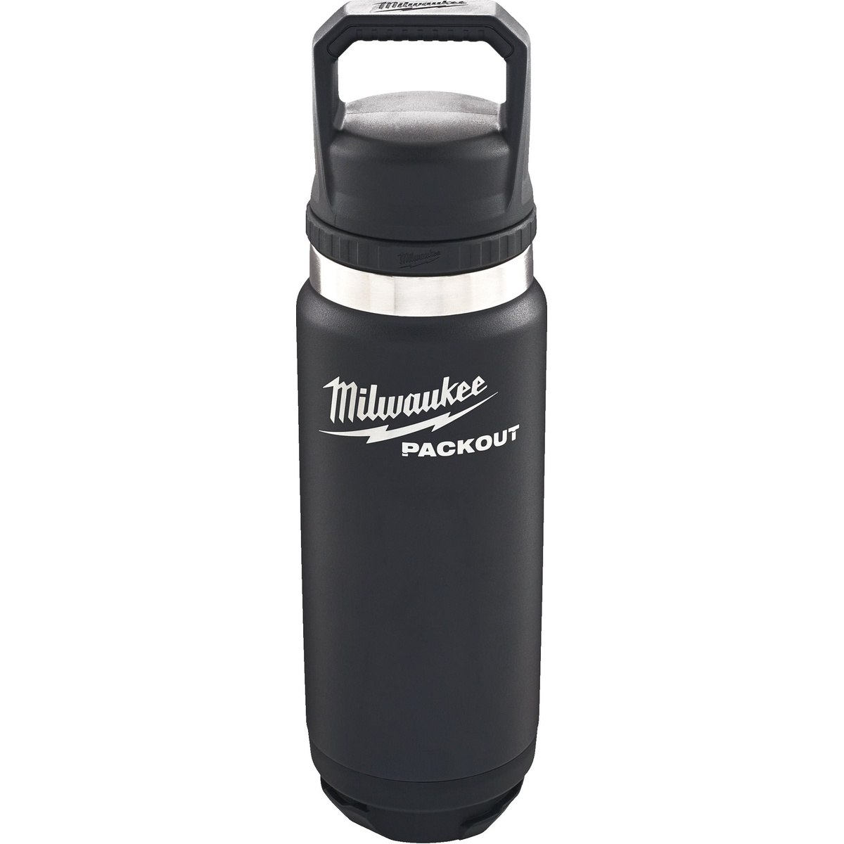 Milwaukee PACKOUT Isolierflasche 700 ml mit Schraubdeckel, schwarz - 1 Stk. Milwaukee PACKOUT Isolierflasche 700 ml mit Schraubdeckel, schwarz - 1 Stk.