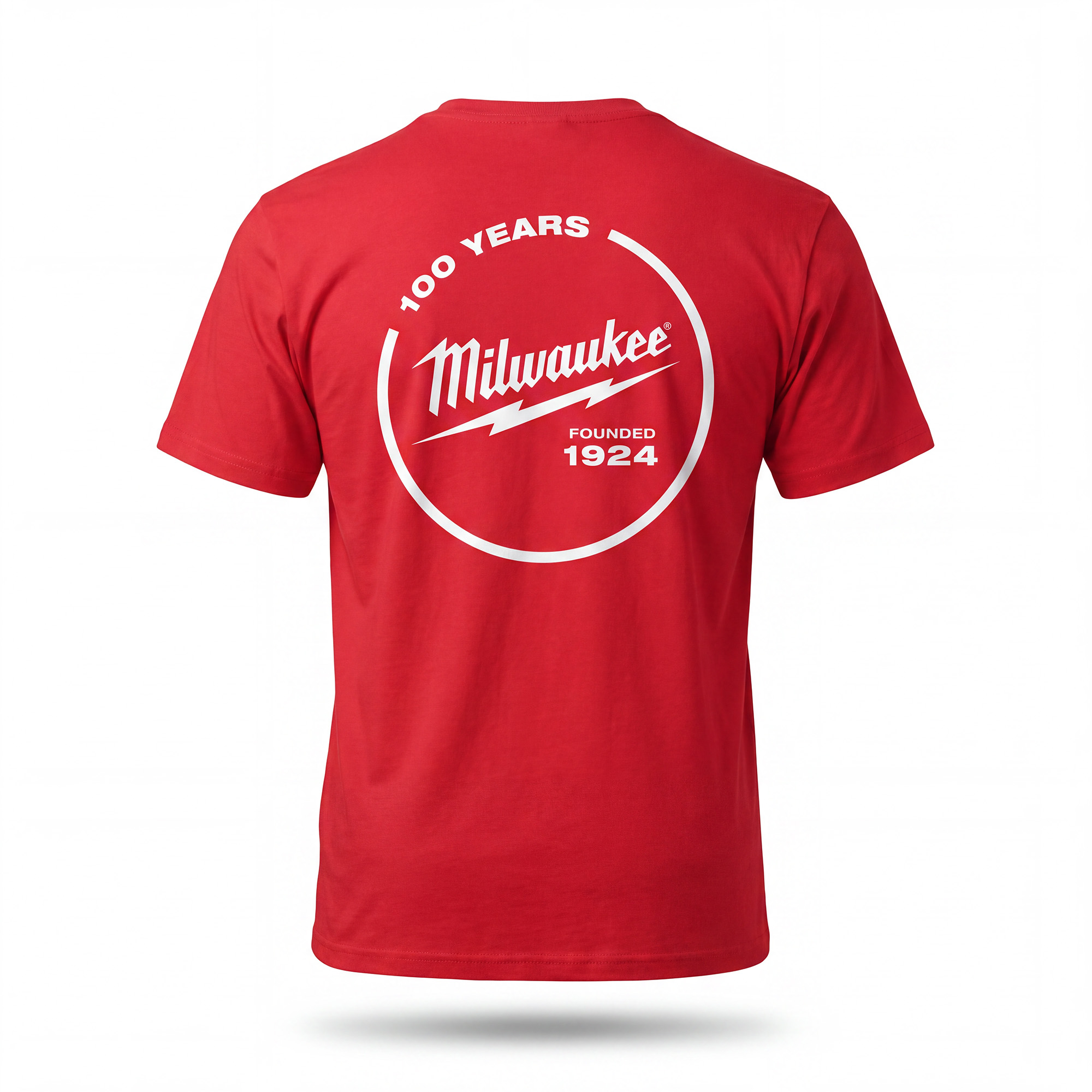 Milwaukee T-Shirt, Größe XL, rot, 100-Years-Edition - 1 Stk.