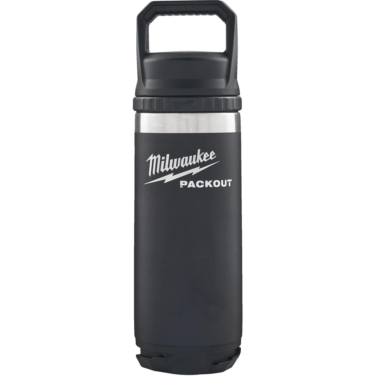 Milwaukee PACKOUT Isolierflasche 530 ml mit Schraubdeckel, schwarz - 1 Stk. Milwaukee PACKOUT Isolierflasche 530 ml mit Schraubdeckel, schwarz - 1 Stk.