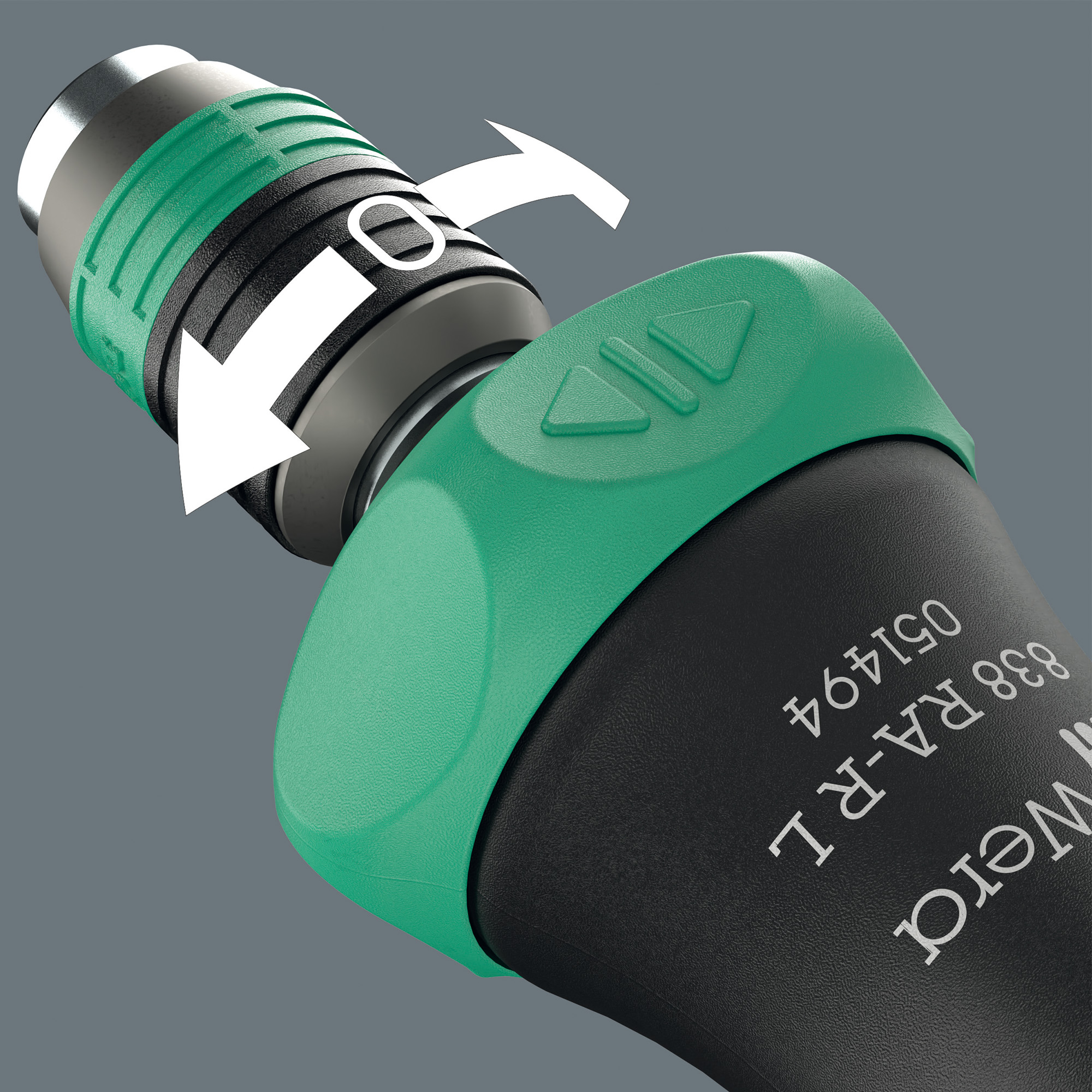 Wera Ratschenschraubendreher 838 RA-R L, 1/4 Zoll x 140 mm, mit Bithalter
