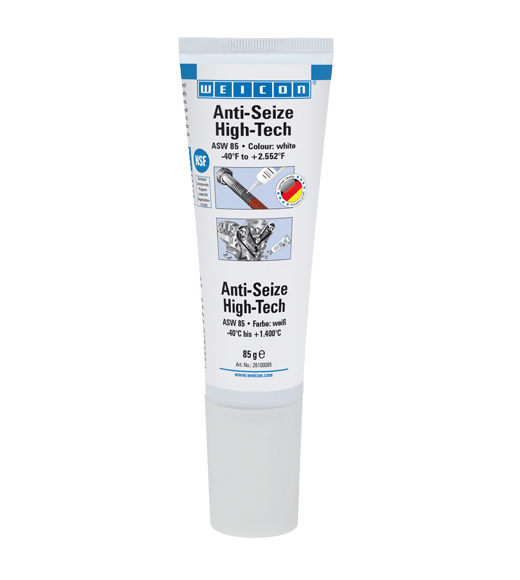 WEICON Anti-Seize High-Tech Montagepaste, metallfreie Schmier- und Trennmittelpaste, 85 g