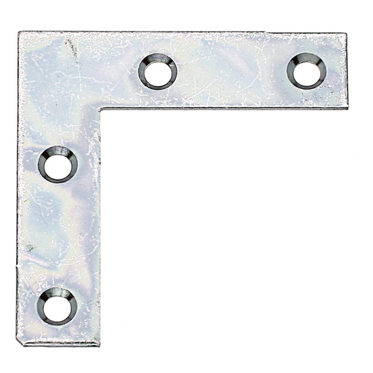 Alberts Möbelwinkel, 40 x 40 x 10 mm, Stahl roh, sendzimirverzinkt - 12 Stk.