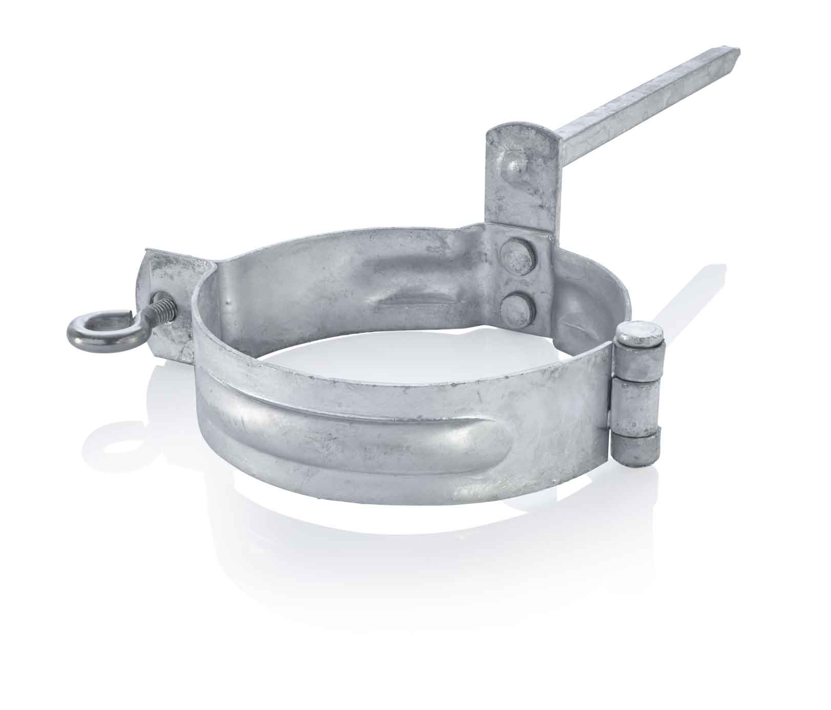 Overhoff Regenrohrschelle verzinkt mit Schlagstift 140 mm 6 tlg.