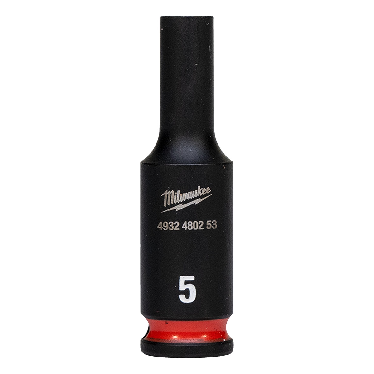 Milwaukee Schlagnuss 1/4 Zoll SW 5 x 50 mm, SHOCKWAVE, lang