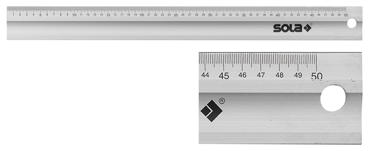 Sola LAB500 Alu-Maßstab, 50cm