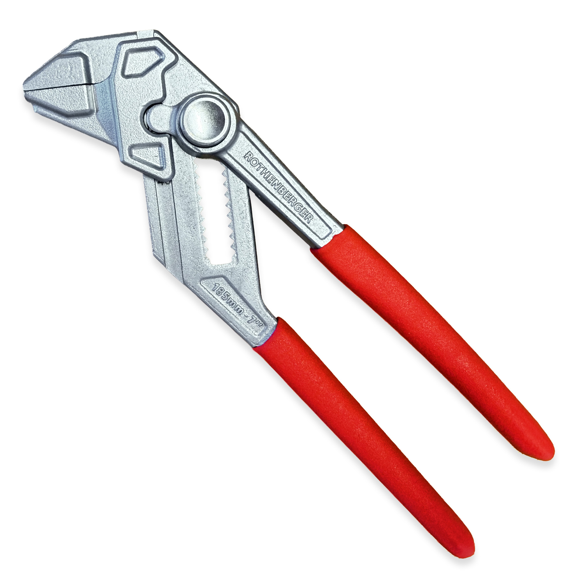 Rothenberger Zangenschlüssel 7″ mit 1K-Griff, inkl. 3 Paar Schonbacken, ROFAST - 1 Stk.
