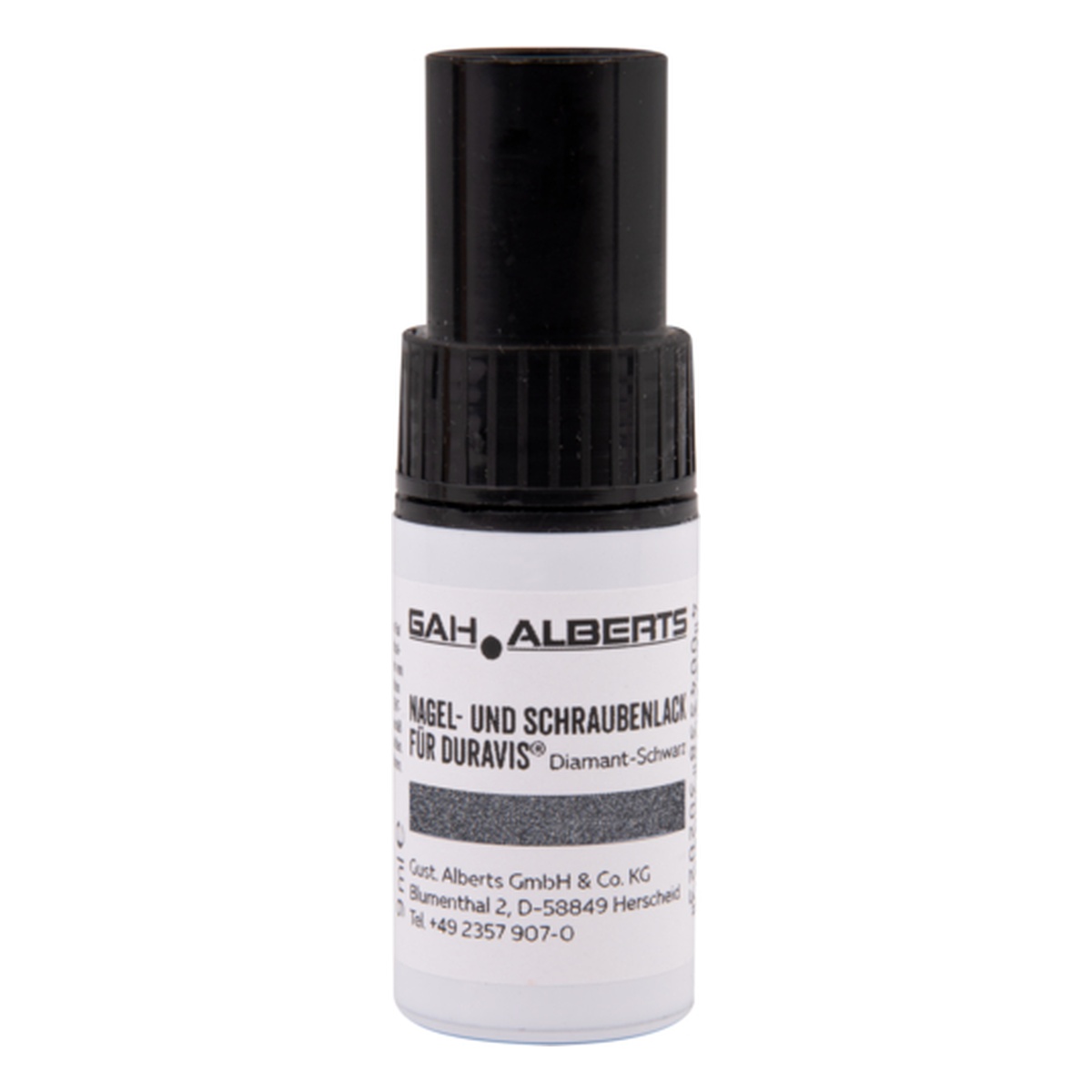 Alberts DURAVIS® Nagel- und Schraubenlack, schwarzdiamant, 9 ml Alberts DURAVIS® Nagel- und Schraubenlack, schwarzdiamant, 9 ml