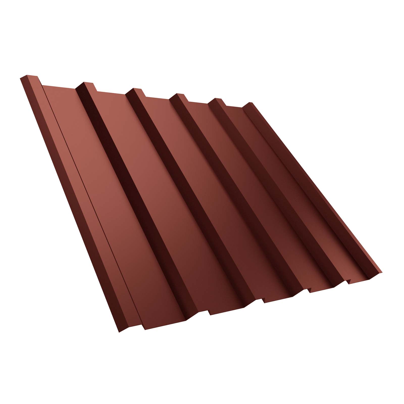 Trapezblech T35M Dach, 0,75 mm, Antikondensbeschichtet, RAL 8012 Rotbraun, 2700 mm Länge