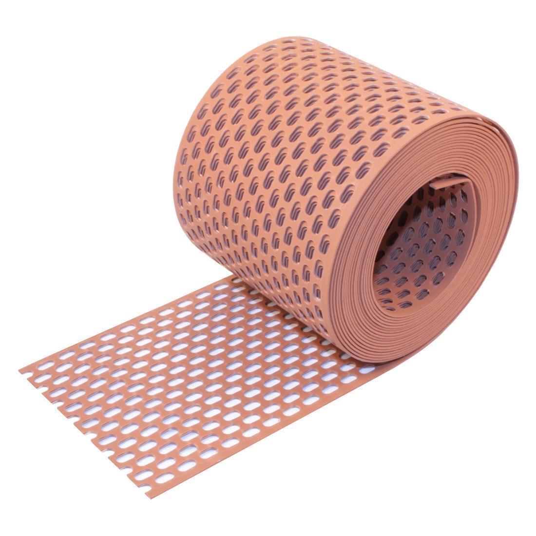 Lüftungsband PVC 100 mm x 5 m Rollen Traufgitter Ziegelrot Lüftungsband PVC 100 mm x 5 m Rollen Traufgitter Ziegelrot