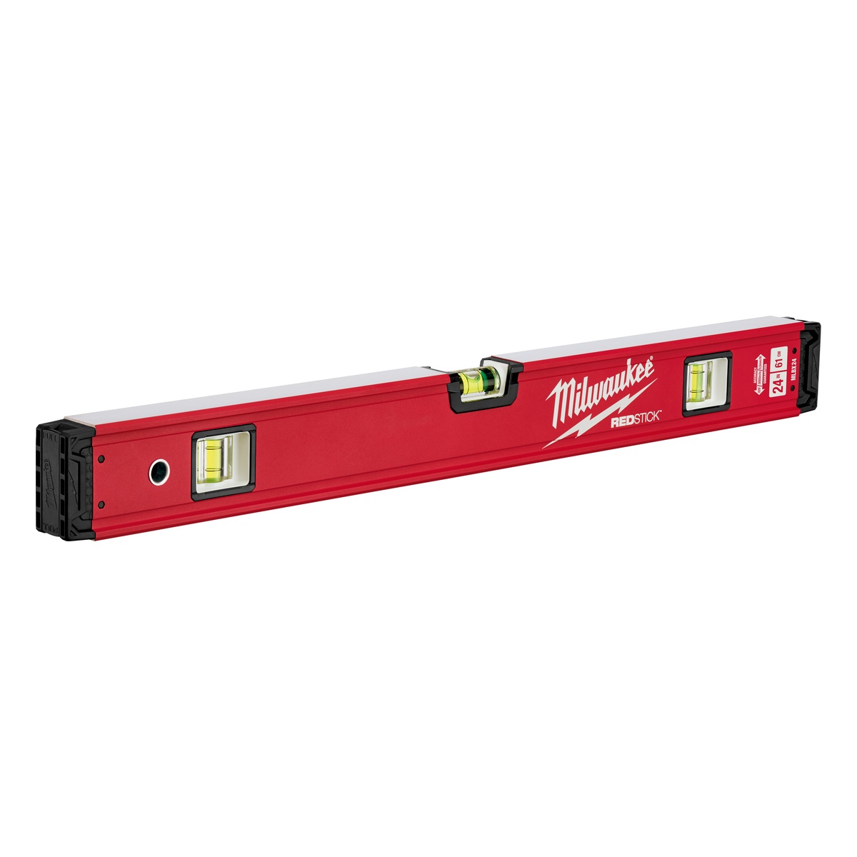 Milwaukee Wasserwaage REDSTICK BACKBONE, 60 cm, 3 Libellen, SHARPSITE, 0,5 mm/m