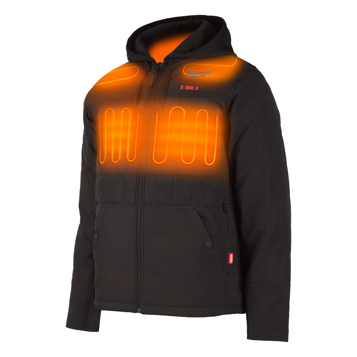 Milwaukee 12 V Akku-Heiz-Steppjacke Herren schwarz, ohne Akku u. Ladegerät M12HPJBL2-0(L) - 1 Stk.