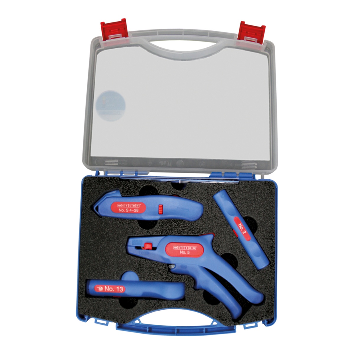 WEICON Abisolierwerkzeug-Set Profi-Starter, 4-teilig, für die Hausinstallation