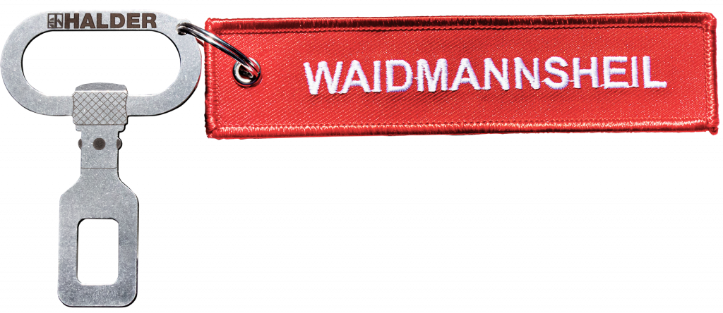 Halder Gurtalarmstopper mit Warnfahne