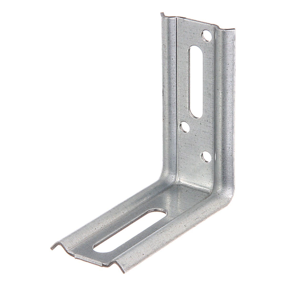Alberts Verstellwinkel, geprägt, 90°-Winkel, 70 x 70 x 30 mm, Stahl roh, sendzimirverzinkt - 1 Stk.