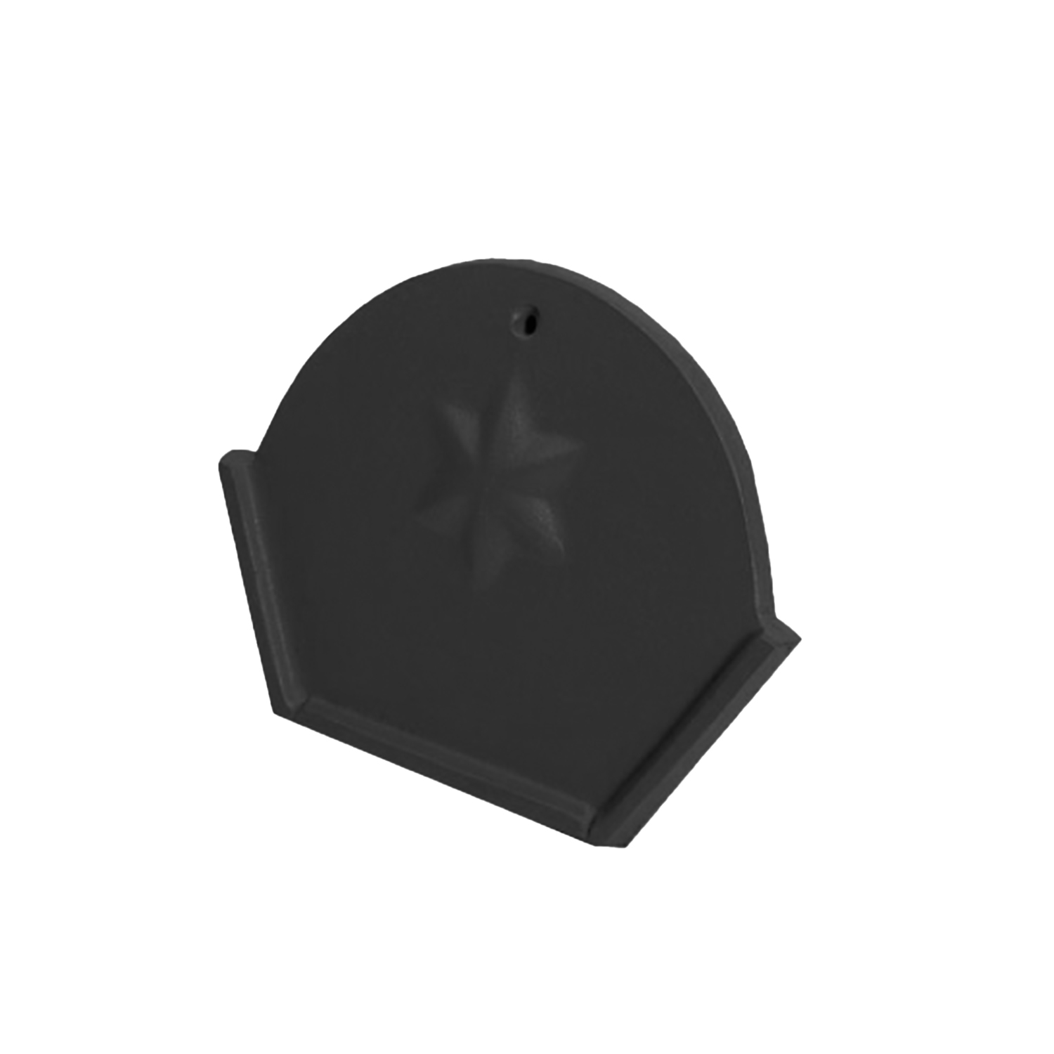 Röben Flandern plus Zierfirstplatte Konisch Anfang schwarz