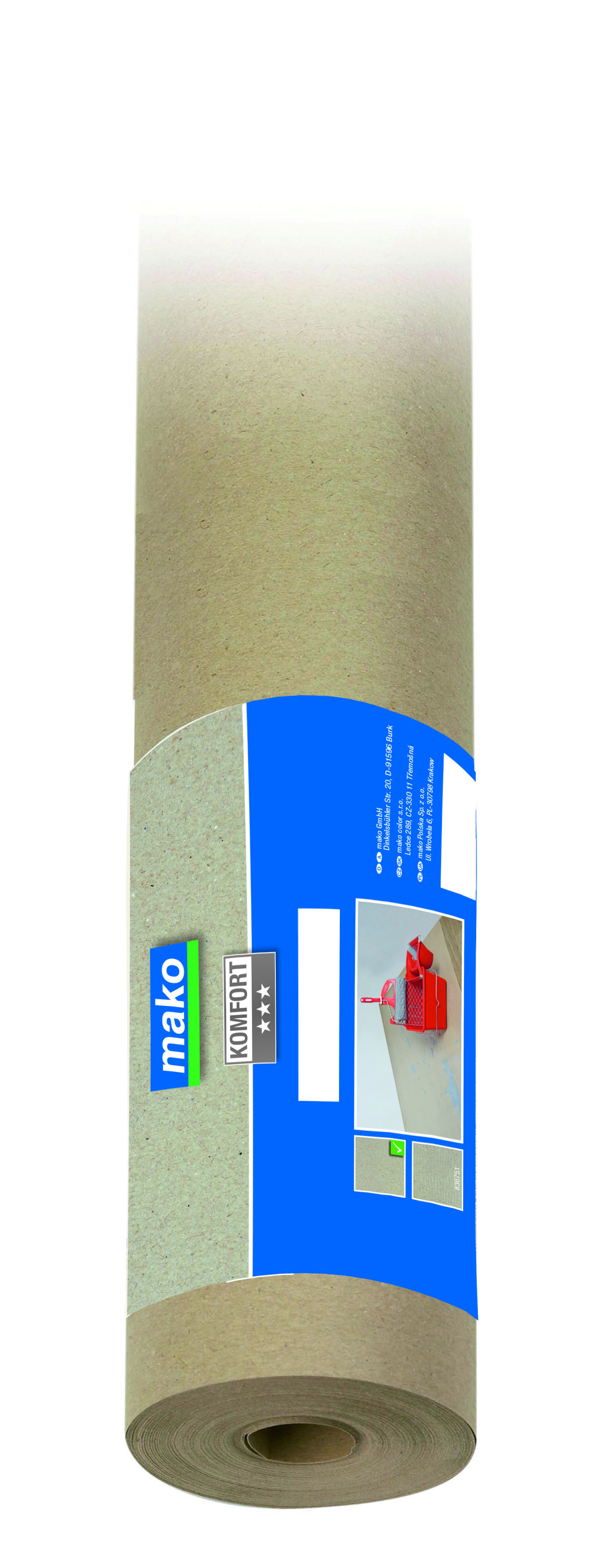Mako Maler-Abdeckpapier, glatt, 100 cm x 20 m Mako Maler-Abdeckpapier, glatt, 100 cm x 20 m
