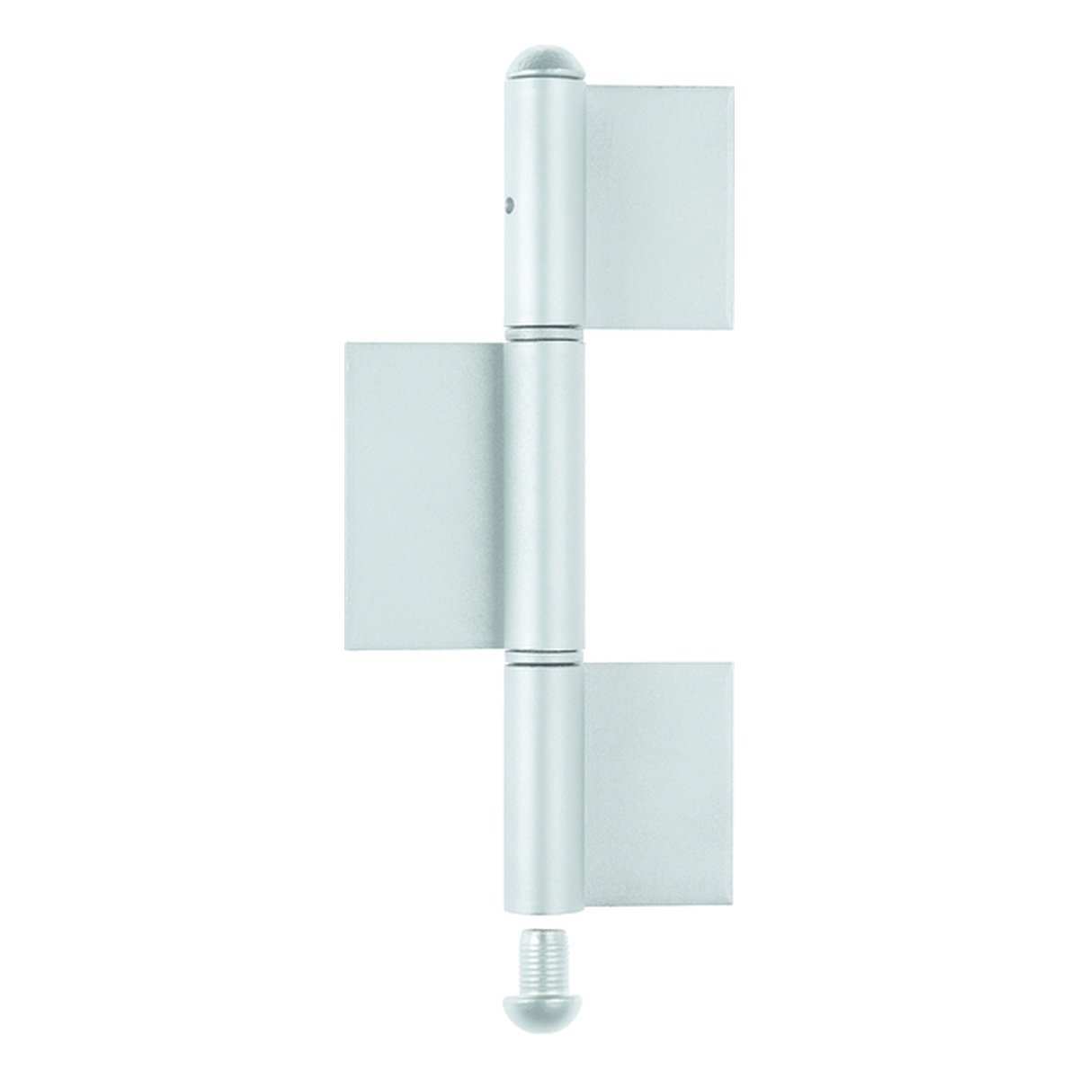 Alberts Konstruktionsband zum Anschweißen, dreiteilig, Typ KO8, 220 x 50 mm, Stahl roh - 1 Stk.