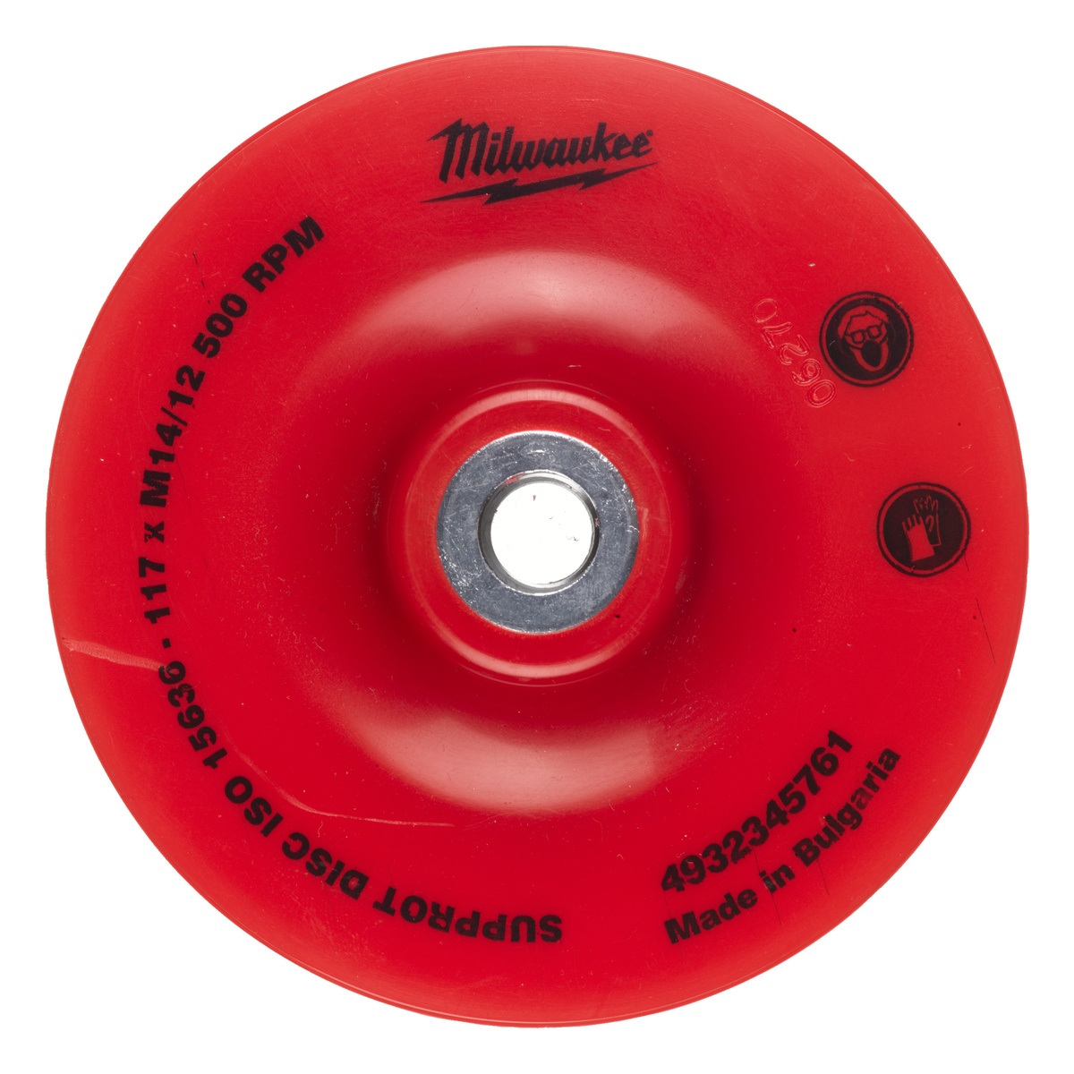 Milwaukee Kunststoffschleifteller 125 mm / Bohrung 14,2 mm - 1 Stk. Milwaukee Kunststoffschleifteller 125 mm / Bohrung 14,2 mm - 1 Stk.