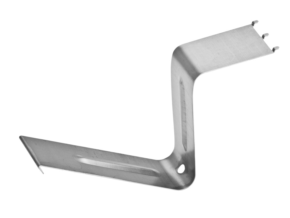 Zambelli Halter für Laubschutz Gutter Stark 280 mm 7 tlg, Edelstahl Zambelli Halter für Laubschutz Gutter Stark 280 mm 7 tlg, Edelstahl