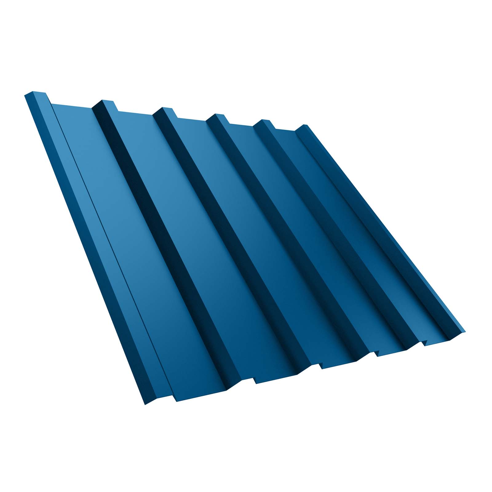 Trapezblech T35M Dach 0,5 mm, RAL 5010 Enzianblau, 1000 mm Länge, Antikondensbeschichtet