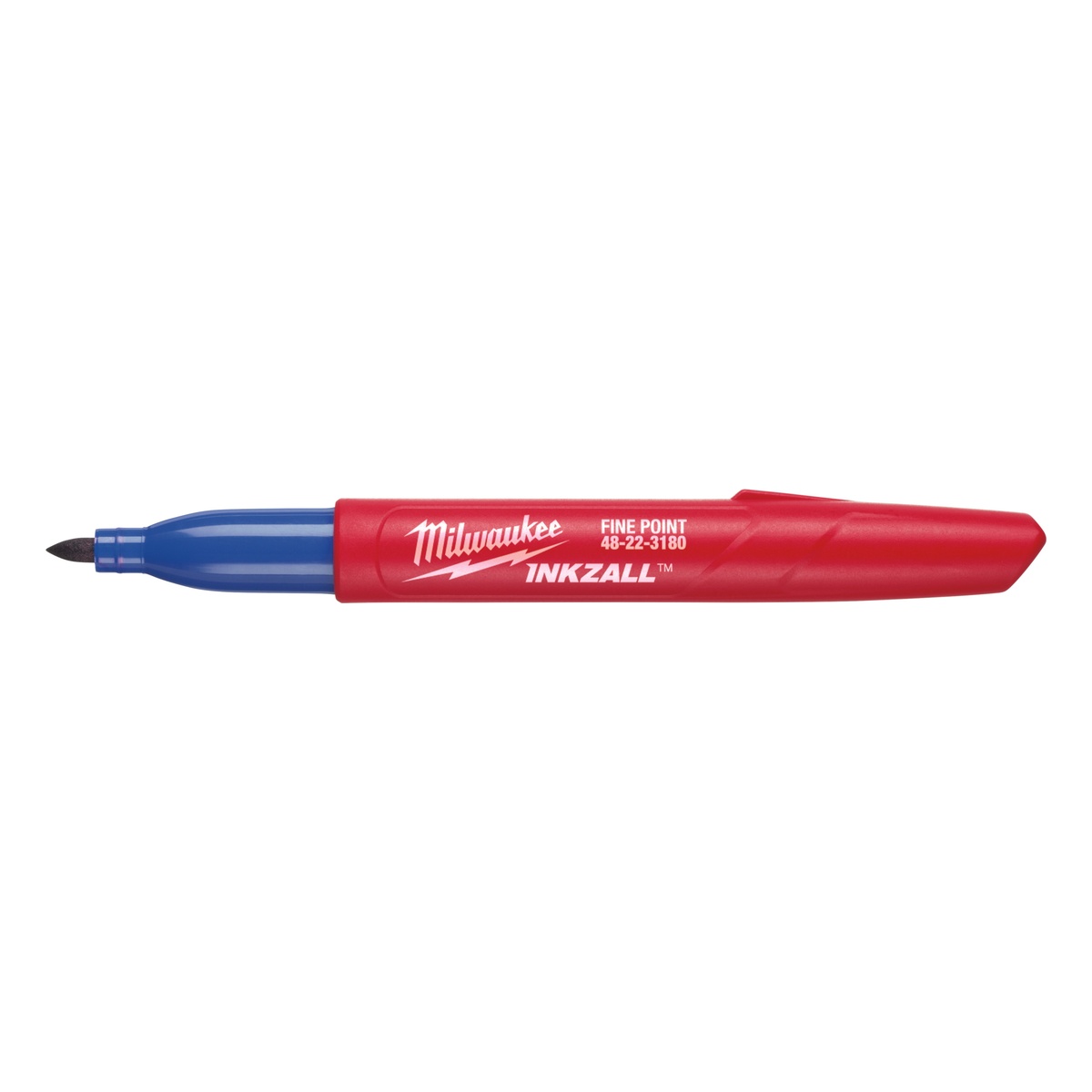Milwaukee INKZALL feiner Permanentmarker blau - 1 Stk. Milwaukee INKZALL feiner Permanentmarker blau - 1 Stk.
