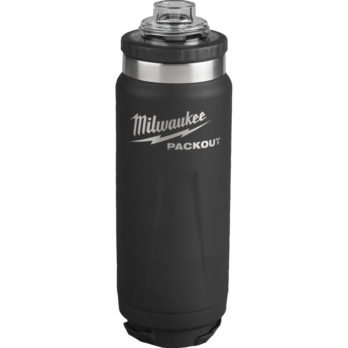 Milwaukee ﻿PACKOUT Isolierflasche 530 ml mit Schraubdeckel, schwarz - 1 Stk.