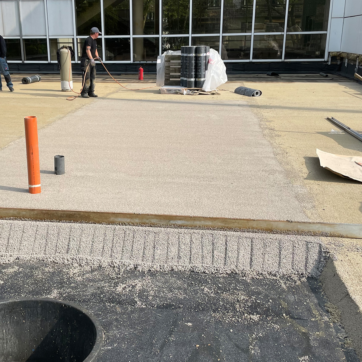 Via NEVOLIT Dämmstoffschüttung Gefälleausgleichung