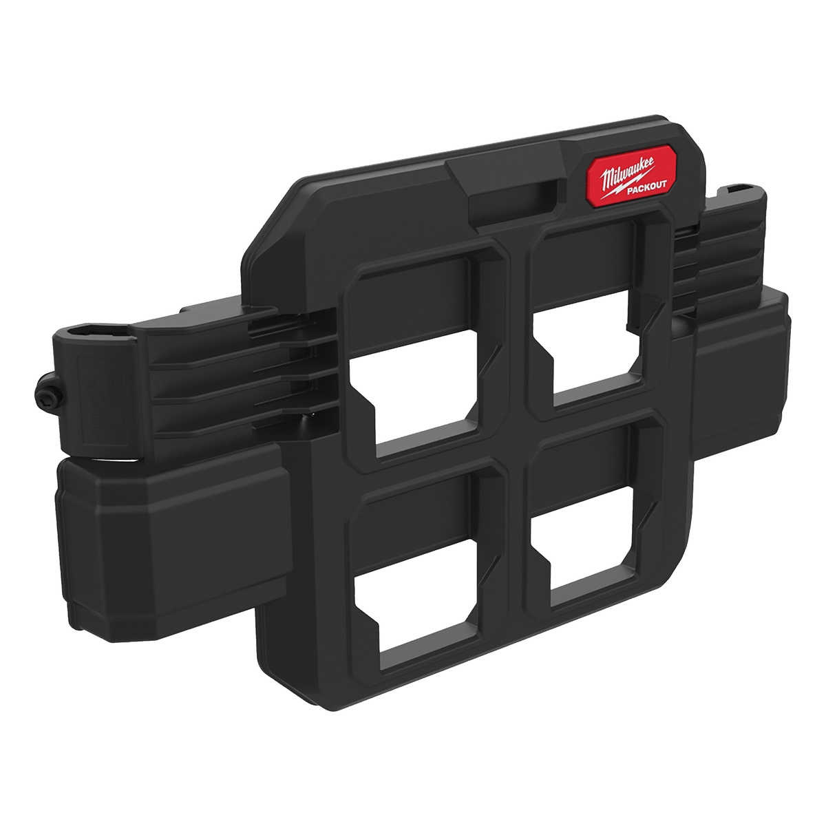 Milwaukee PACKOUT Seitenhalterung mit Montageplatte - 1 Stk. Milwaukee PACKOUT Seitenhalterung mit Montageplatte - 1 Stk.
